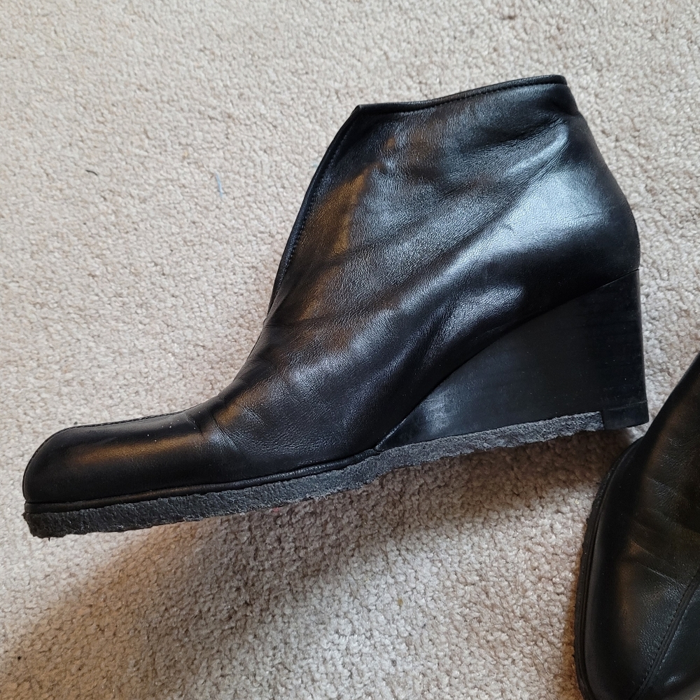 Stuart Weitzman wedge booties